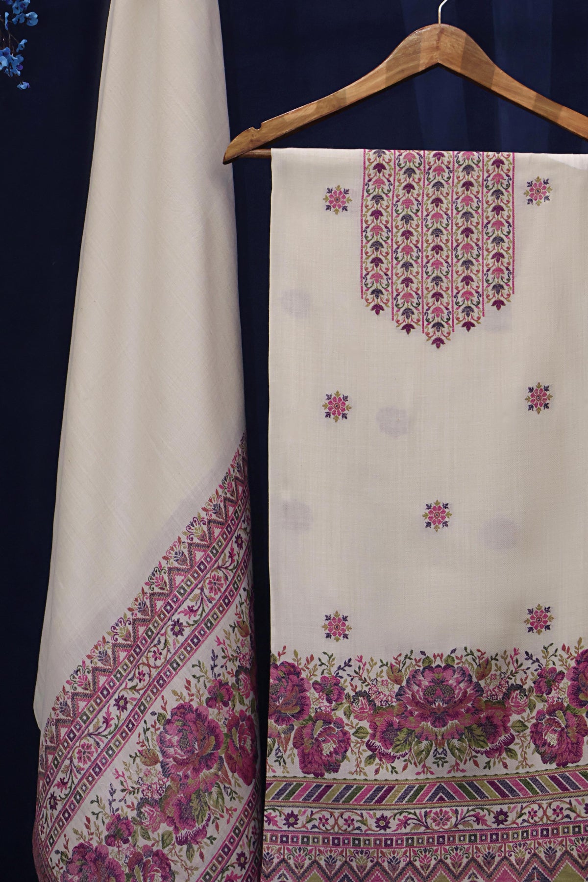 3Piece -Kashmiri Pashmina Suit WA3P10