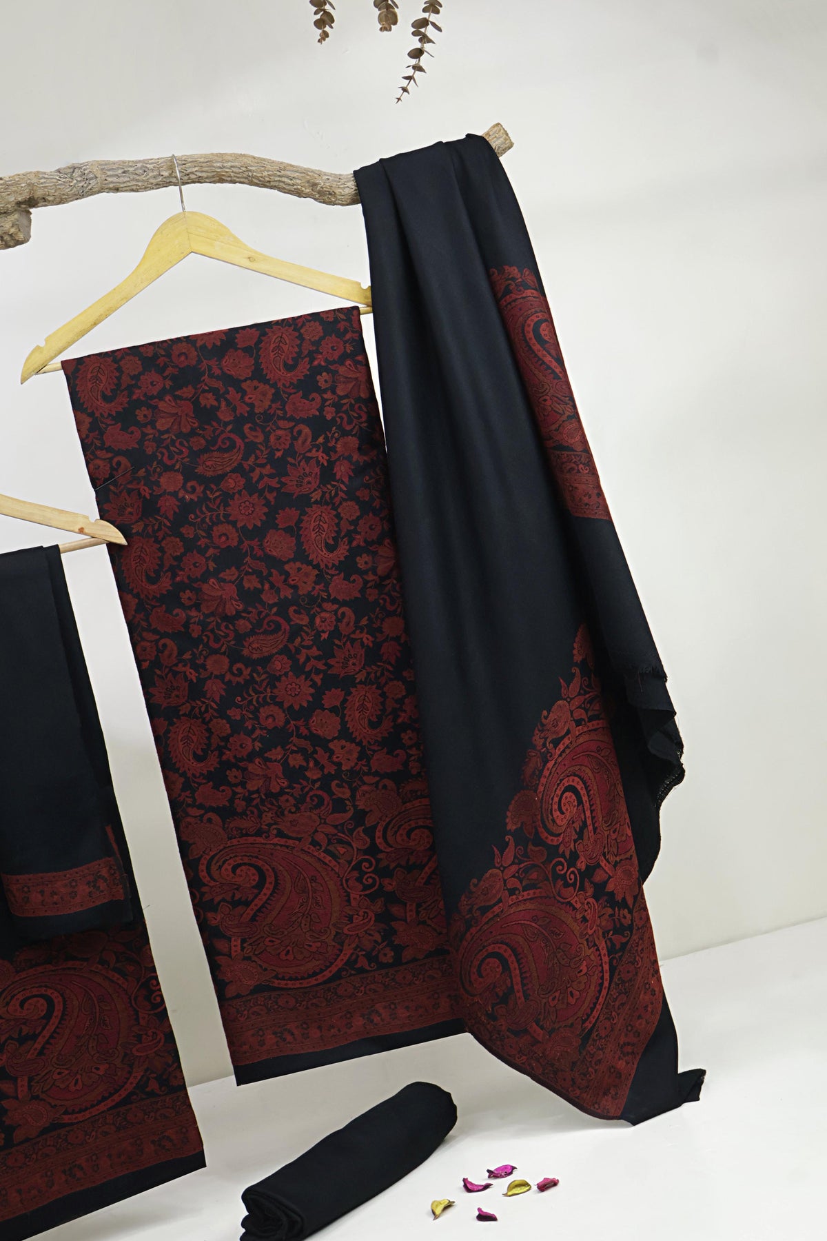 3Piece -Kashmiri Pashmina Suit WA3P16