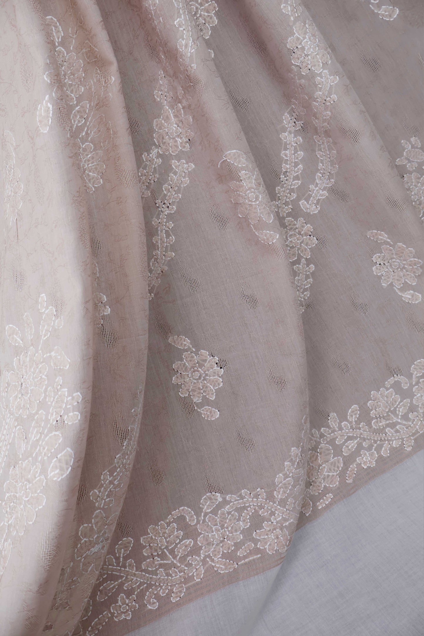 Handmade Embroidered Lawn Shawl HLSH58