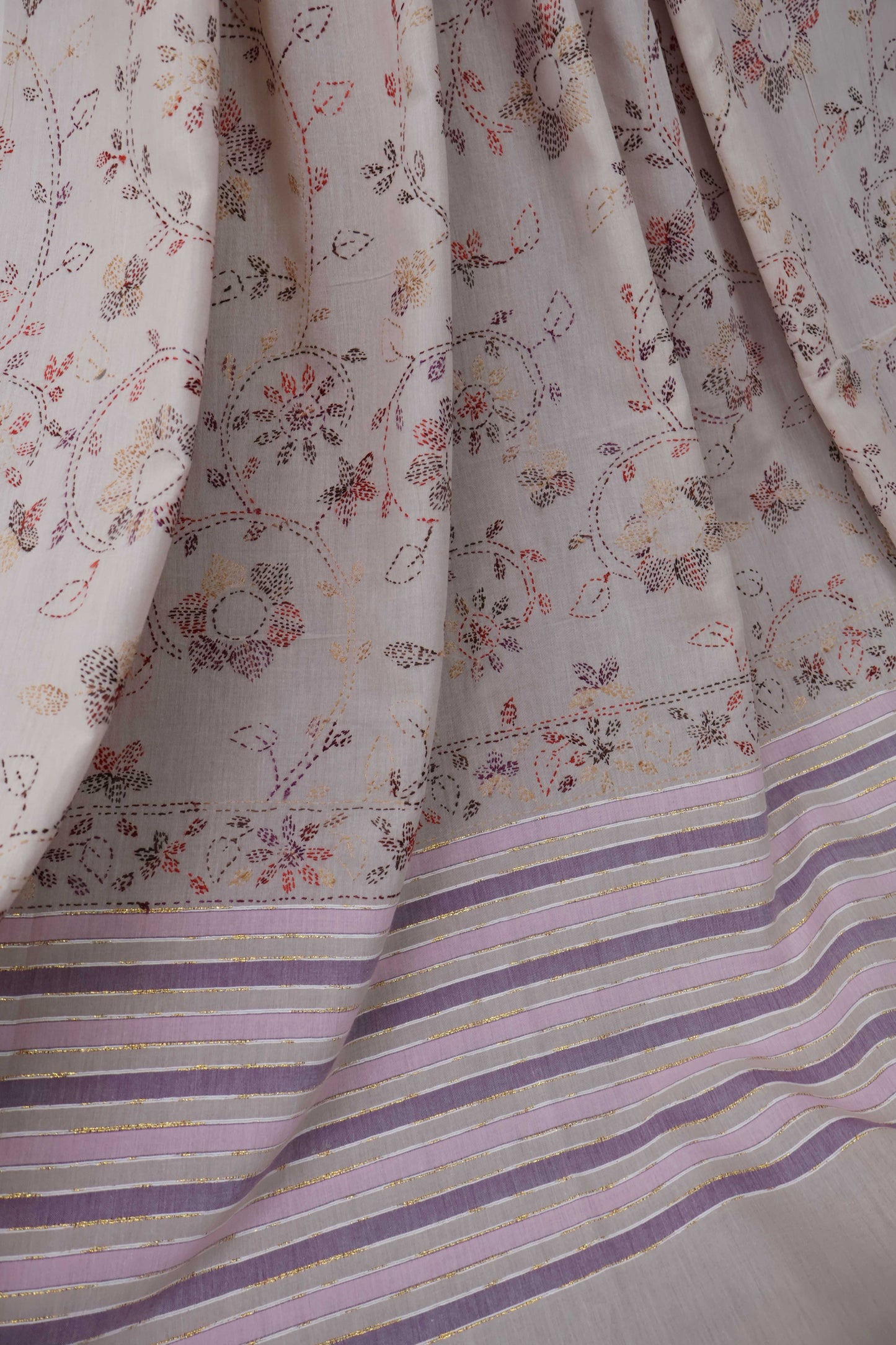 Handmade Embroidered Lawn Shawl HLSH116