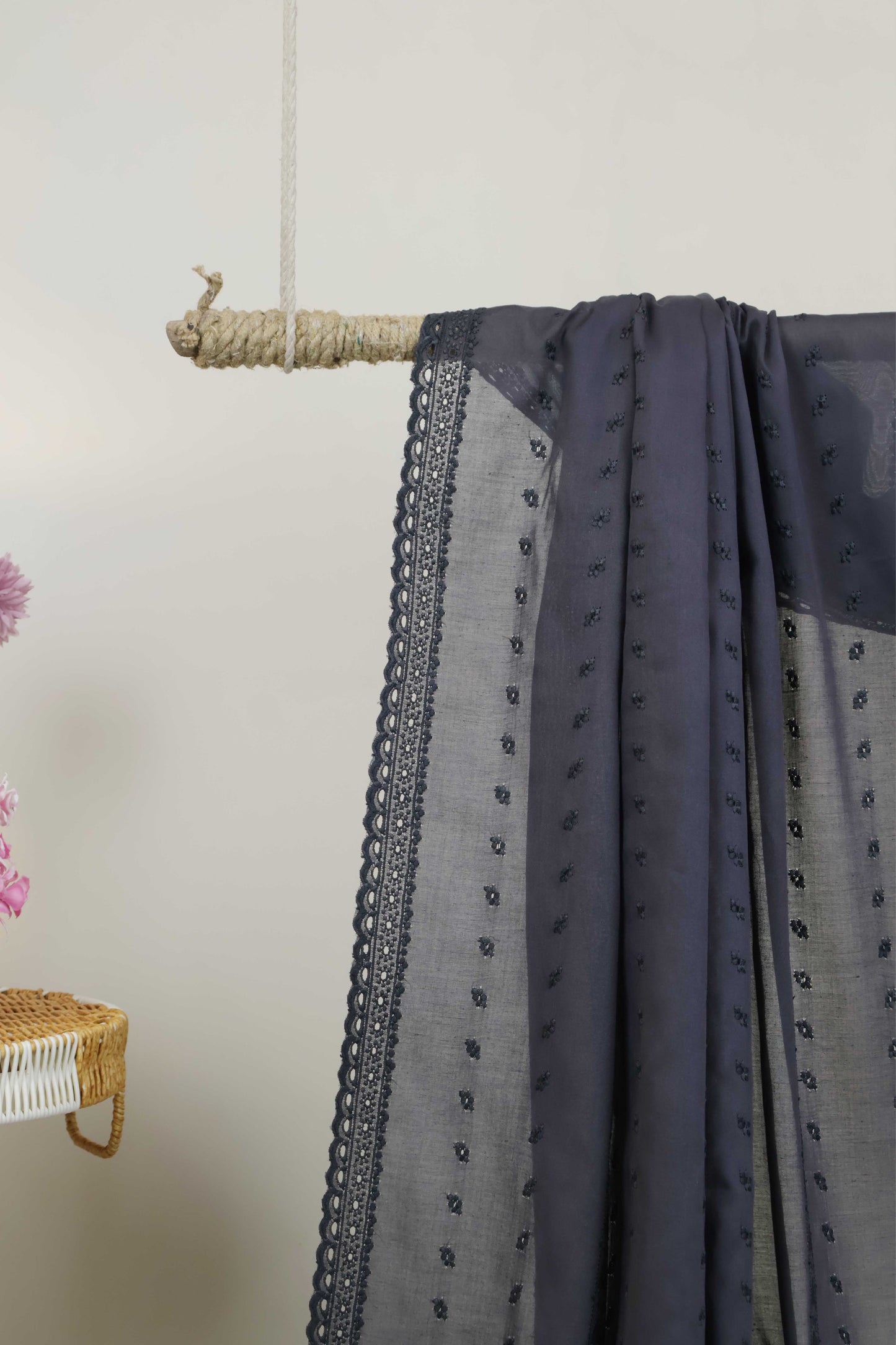 Embroidered Lawn Shawl 3787J