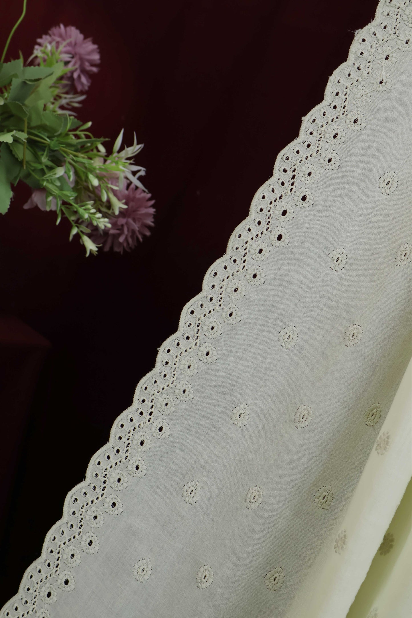 Embroidered Lawn Shawl HLSH157