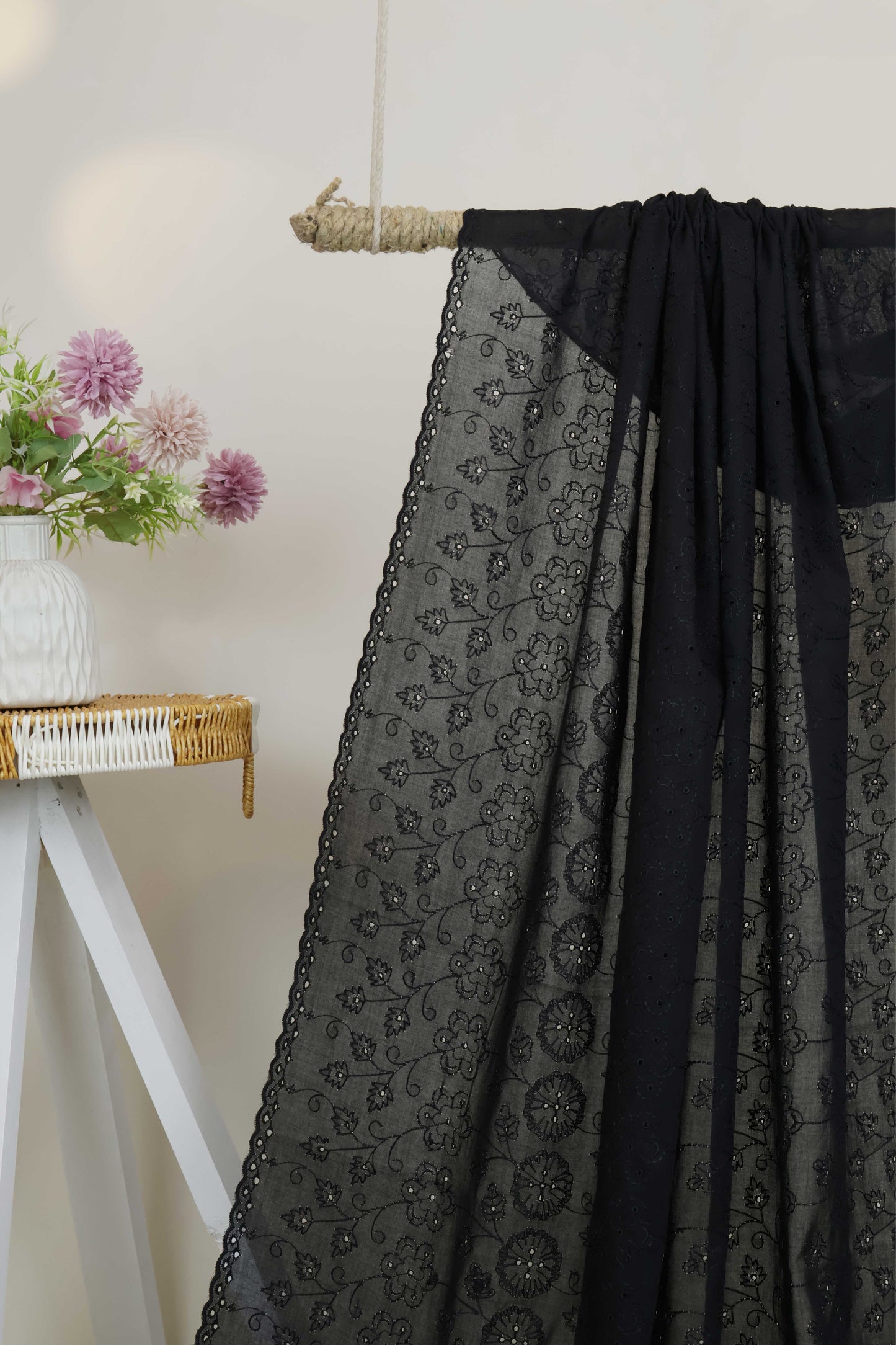 Full Embroidered Lawn Shawl HLSH179
