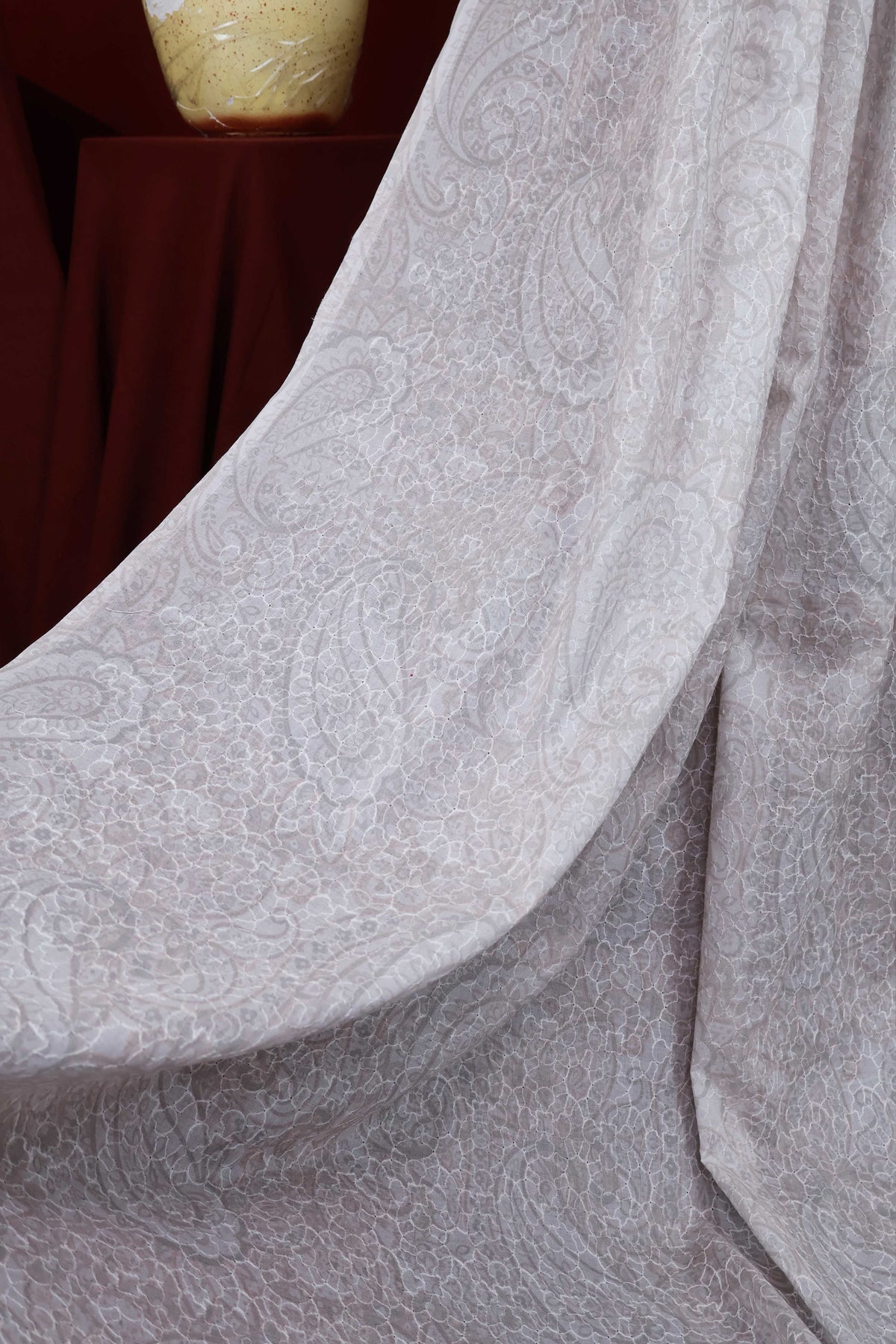 Full Embroidered Lawn Shawl 3742E
