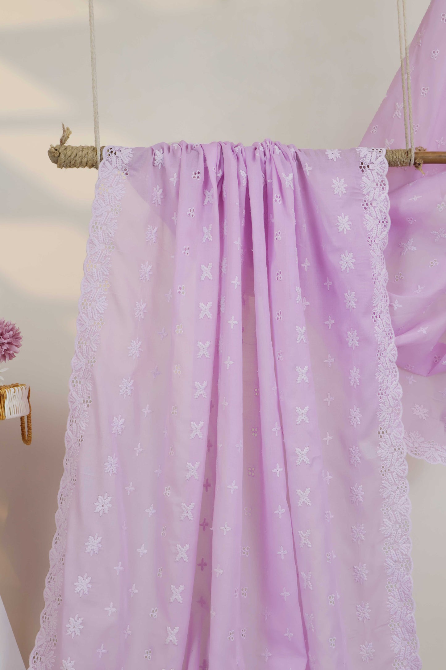 Embroidered Lawn Full Size Shawl 3849E