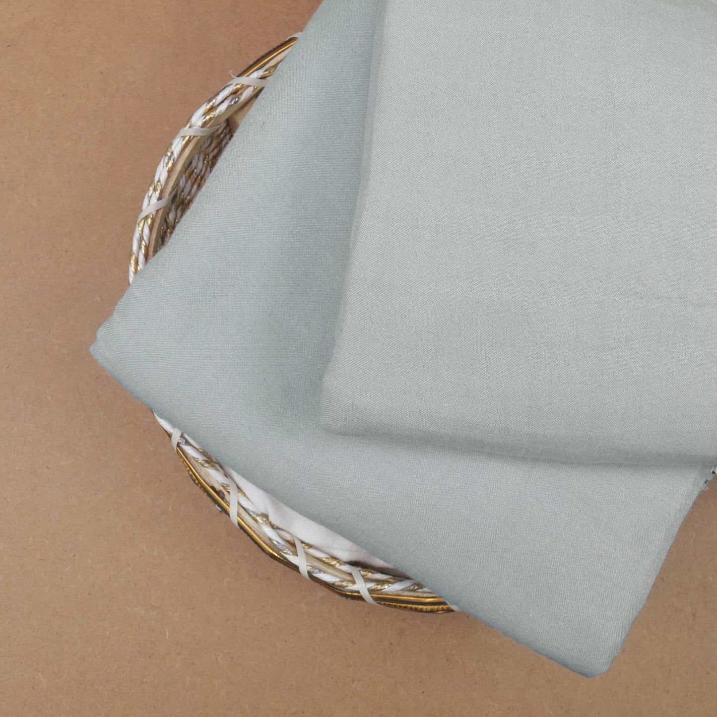 Marina Peach Leather Silver Gray - Shirt Piece