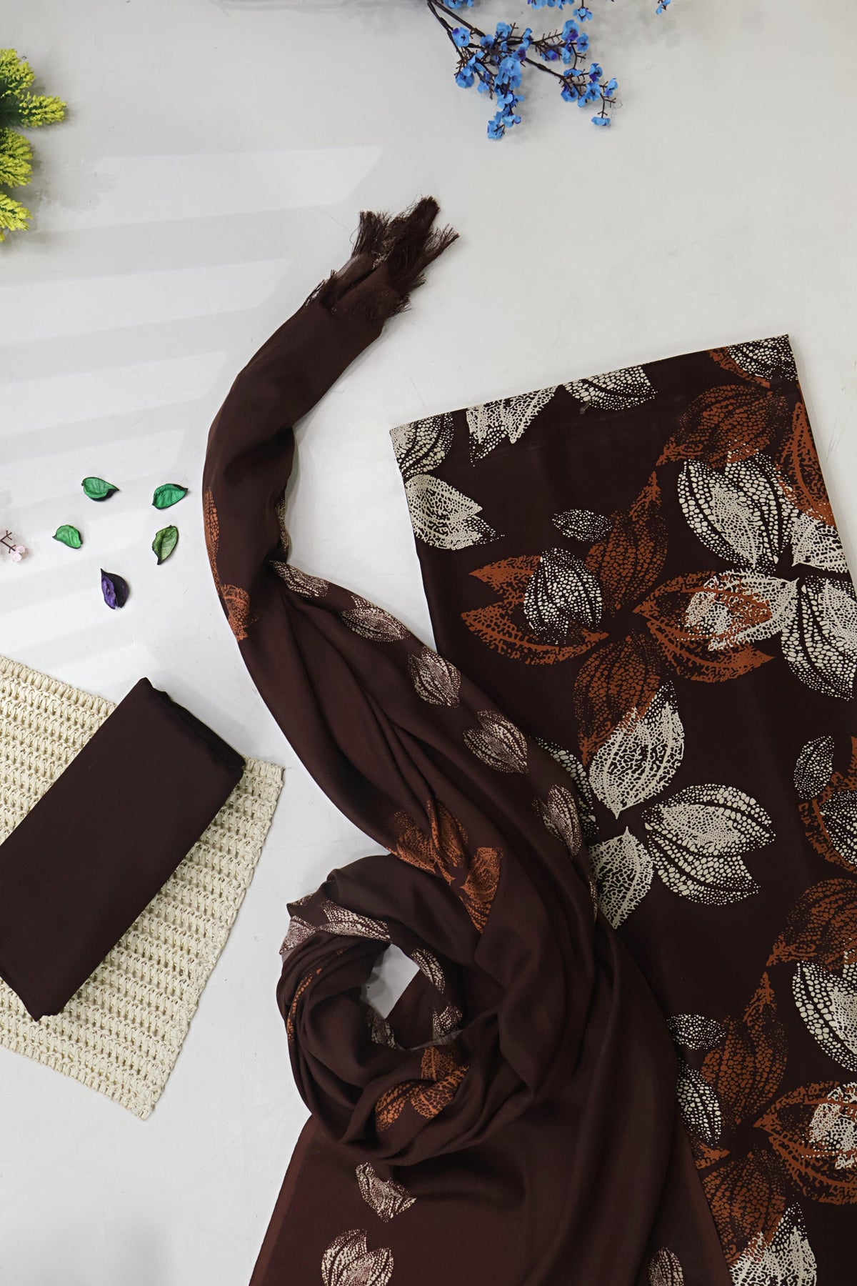 3Piece – Printed Marina with Wool Shawl MR3P47