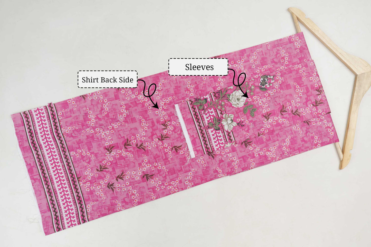 3Piece-Lawn Embroidered Suit V3D01