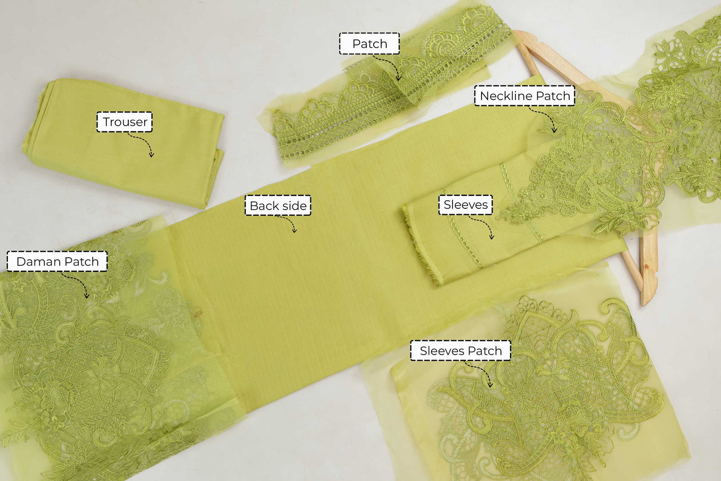 Luxury Lawn Embroidered Suit ELHA24