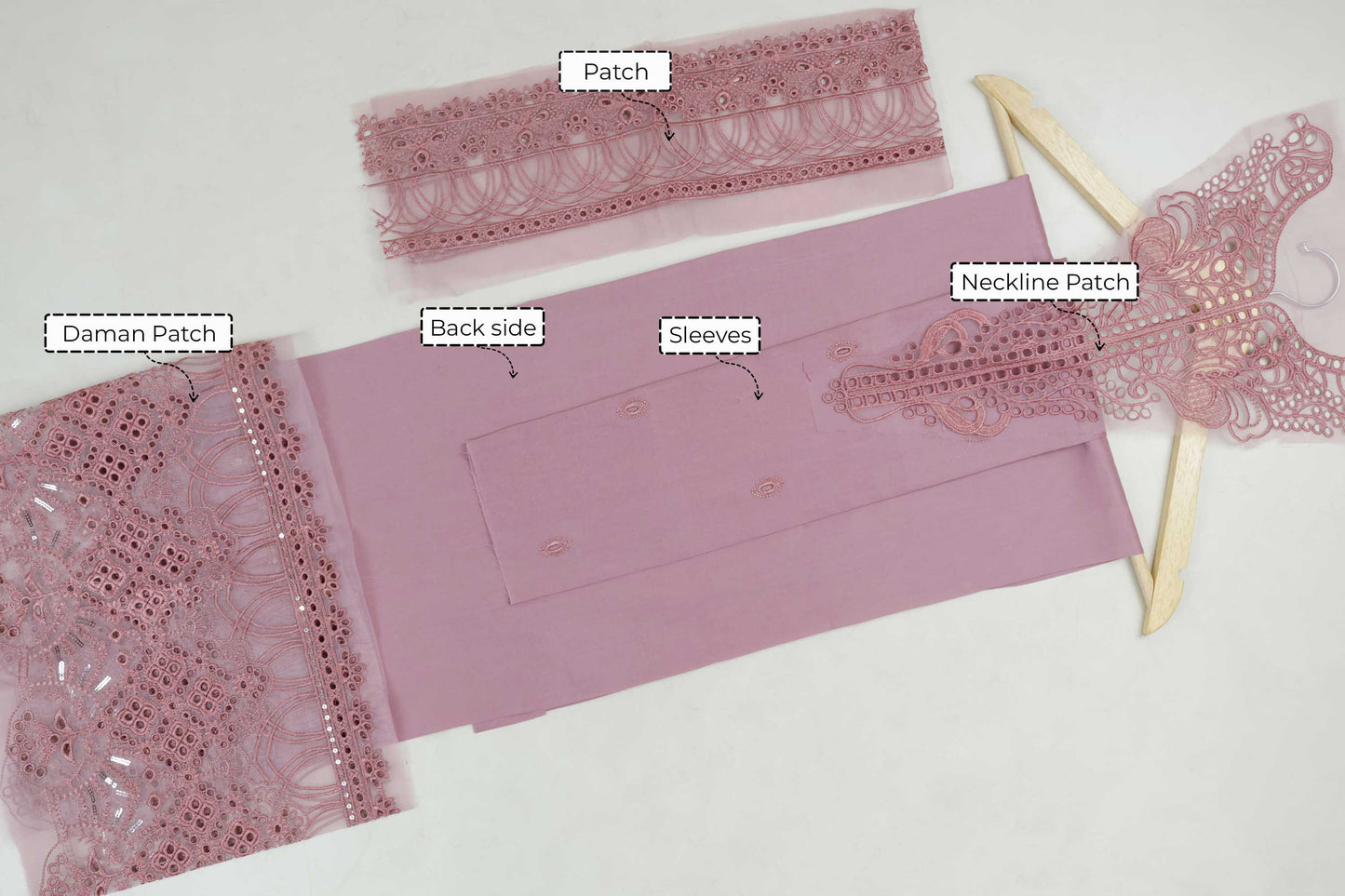 Luxury Lawn Embroidered Suit ELHA18