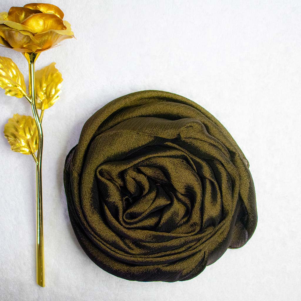 Stoler - Crinkle Chiffon Silk Sega-Green STO03