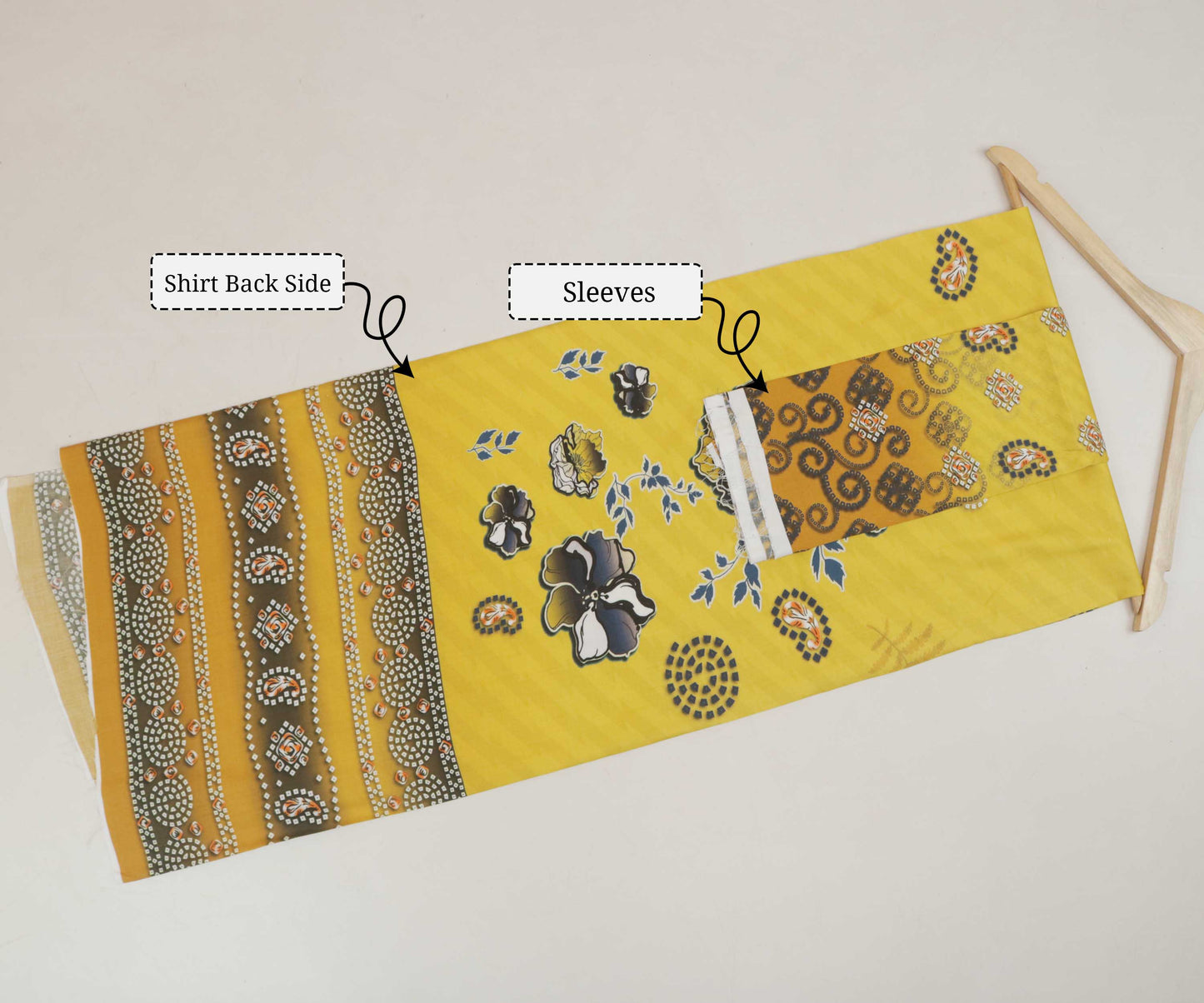 3Piece - Linen Printed Suit Classic ICLST11