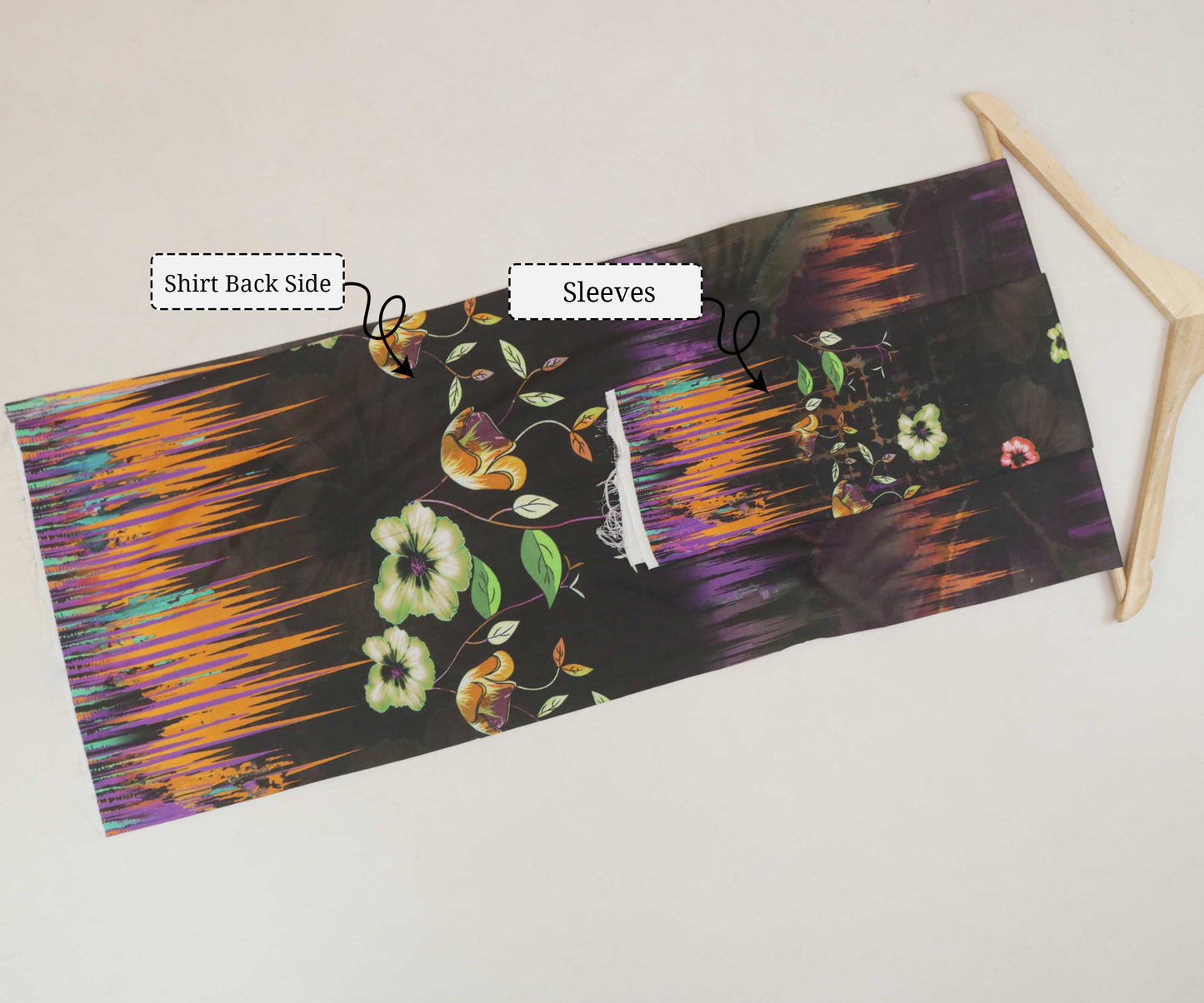 3Piece - Linen Printed Suit Classic ICLST05