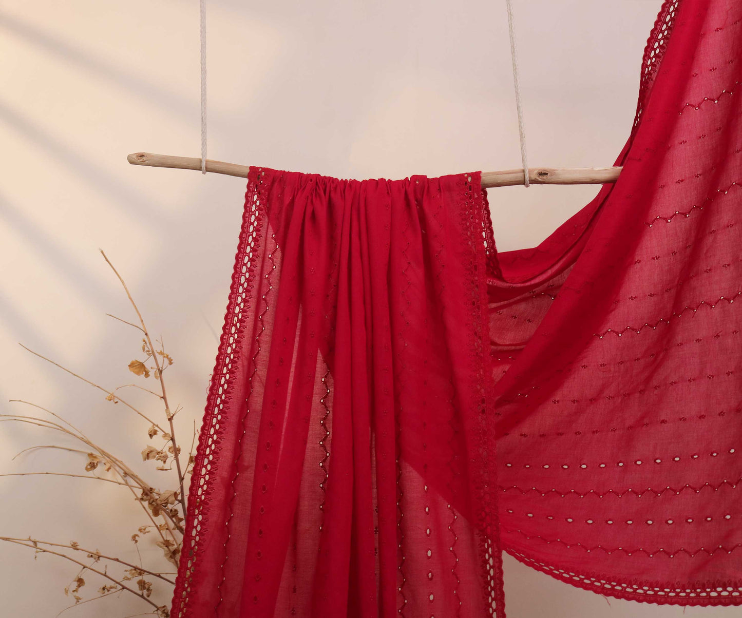 Embroidered Lawn Shawl 2868B