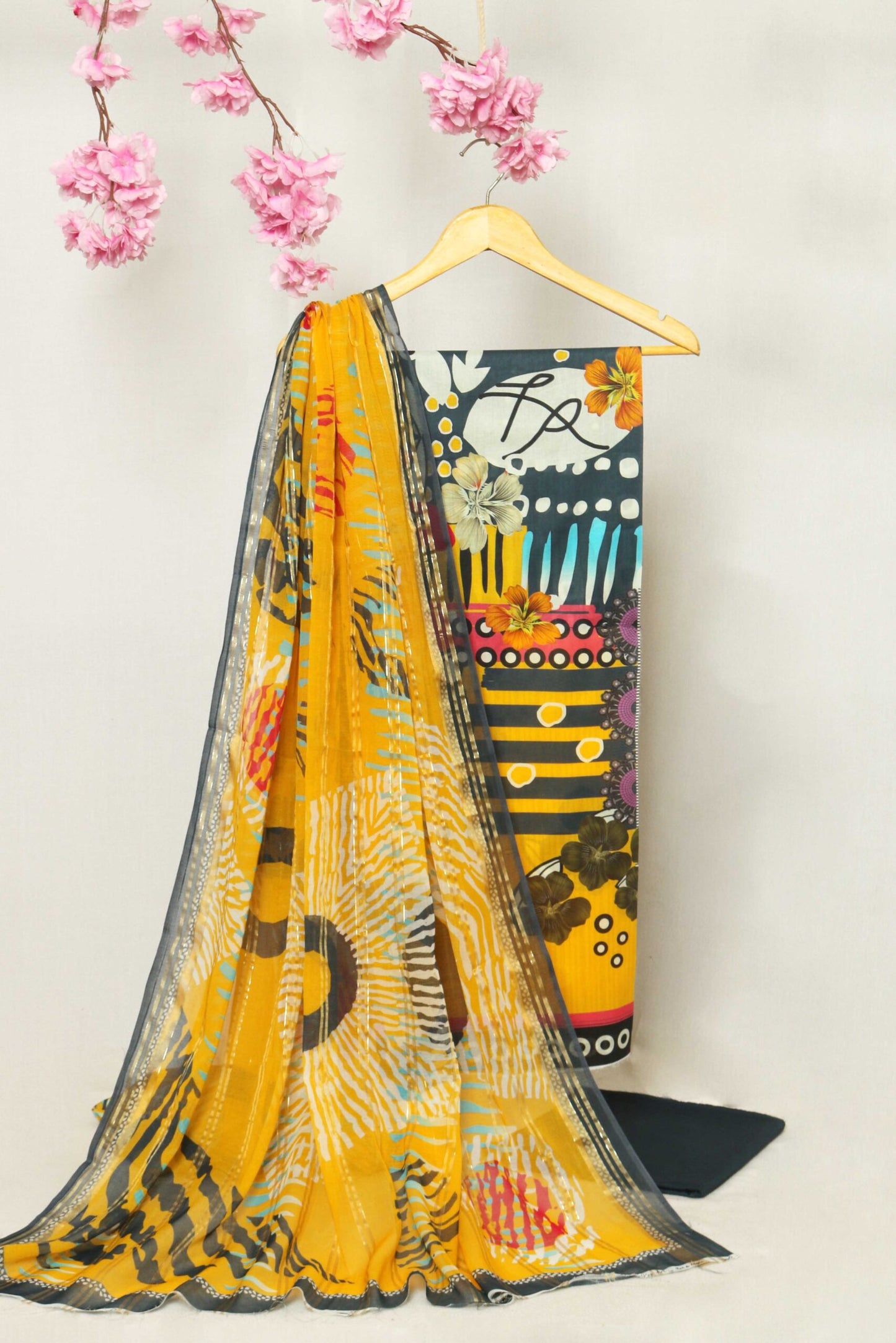 3Piece - Printed Lawn Suit POP ART GJPA2402A28