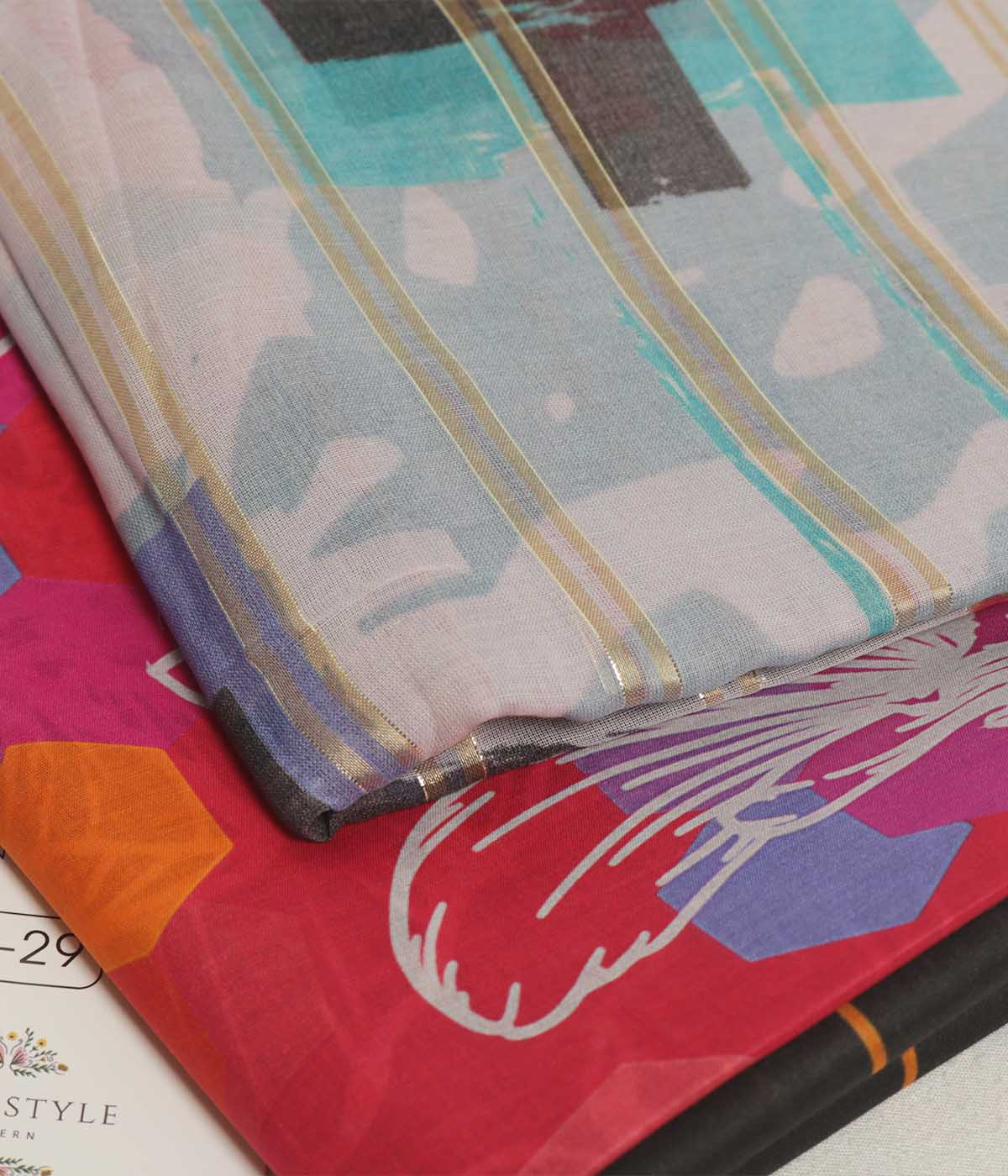 3Piece - Printed Lawn Suit POP ART GJPA2402A29