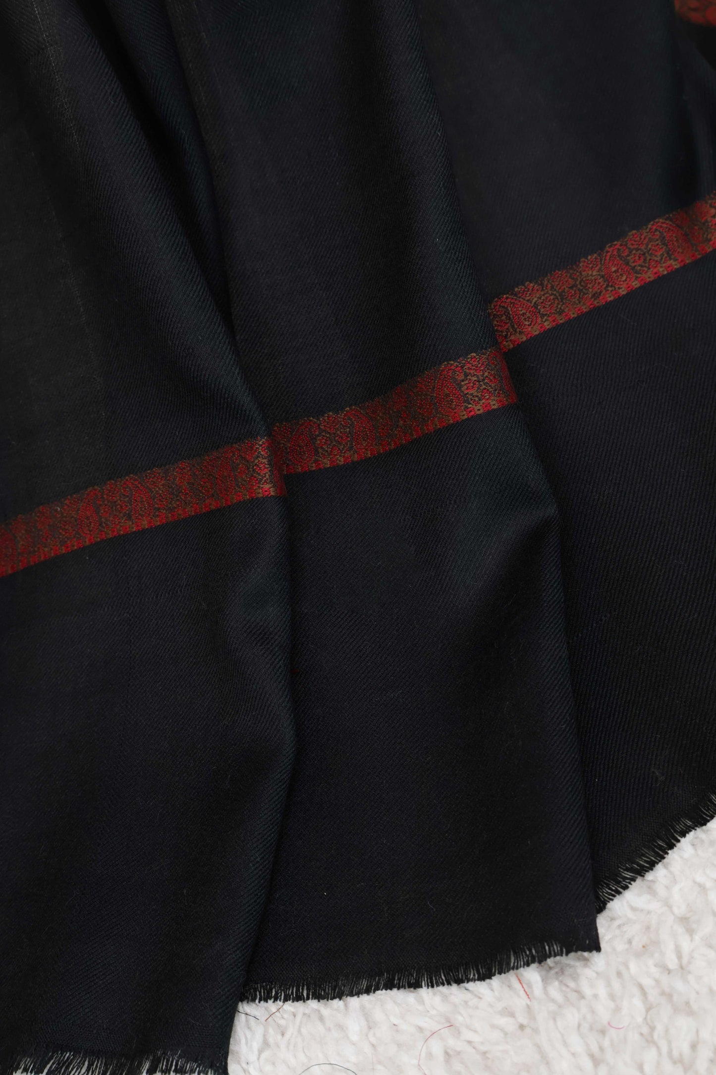 4 Side Kani Palo Pashmina Shawl 3535 Black2