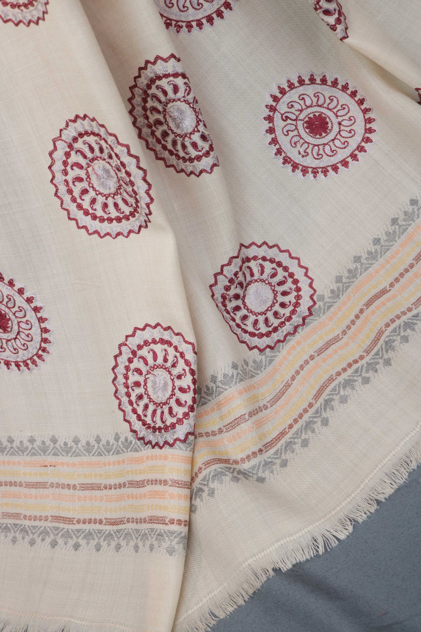 Kani Embroidery Shawl 3533A