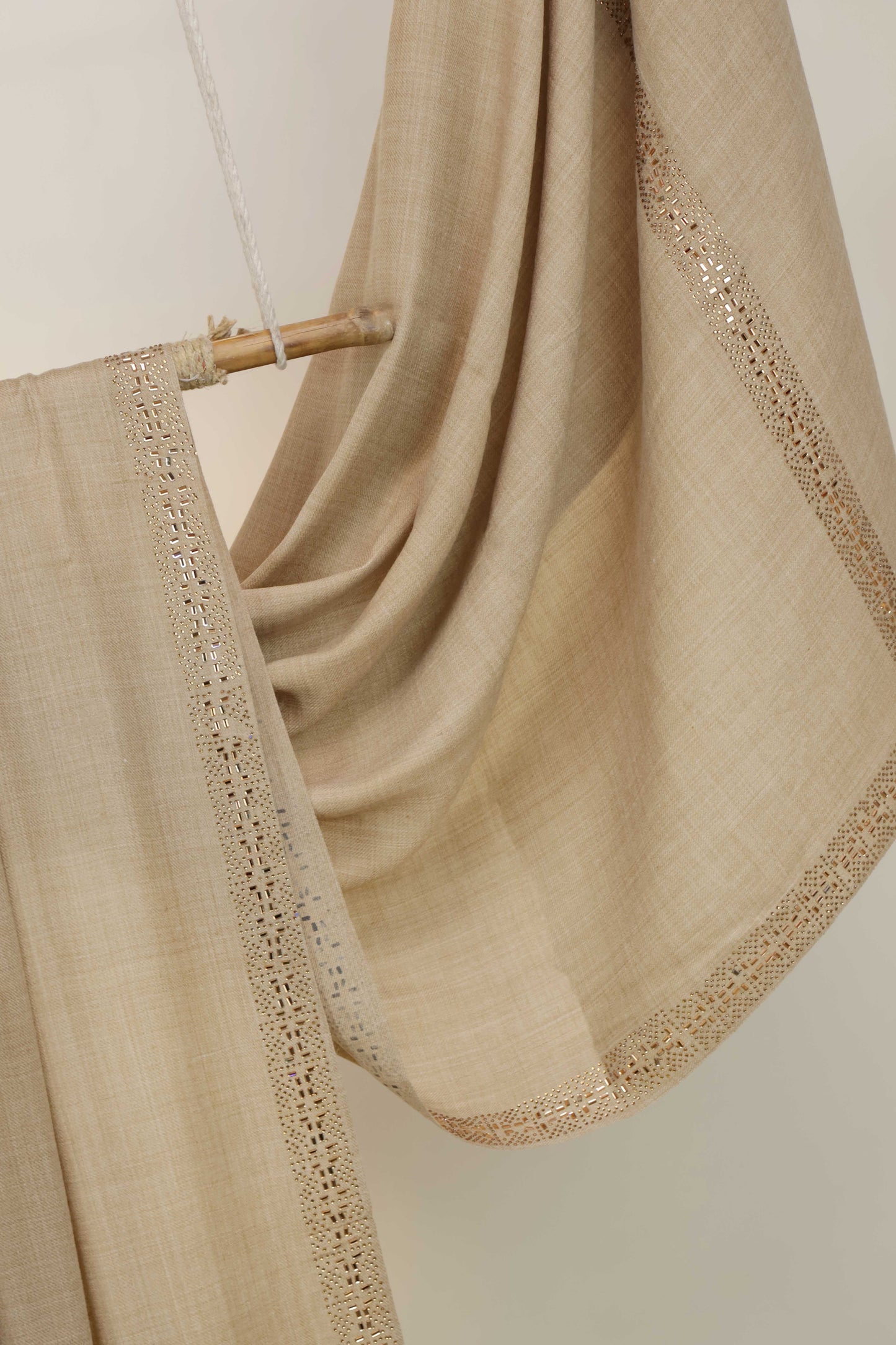 Stone Border Pashmina Shawl PDWSH45