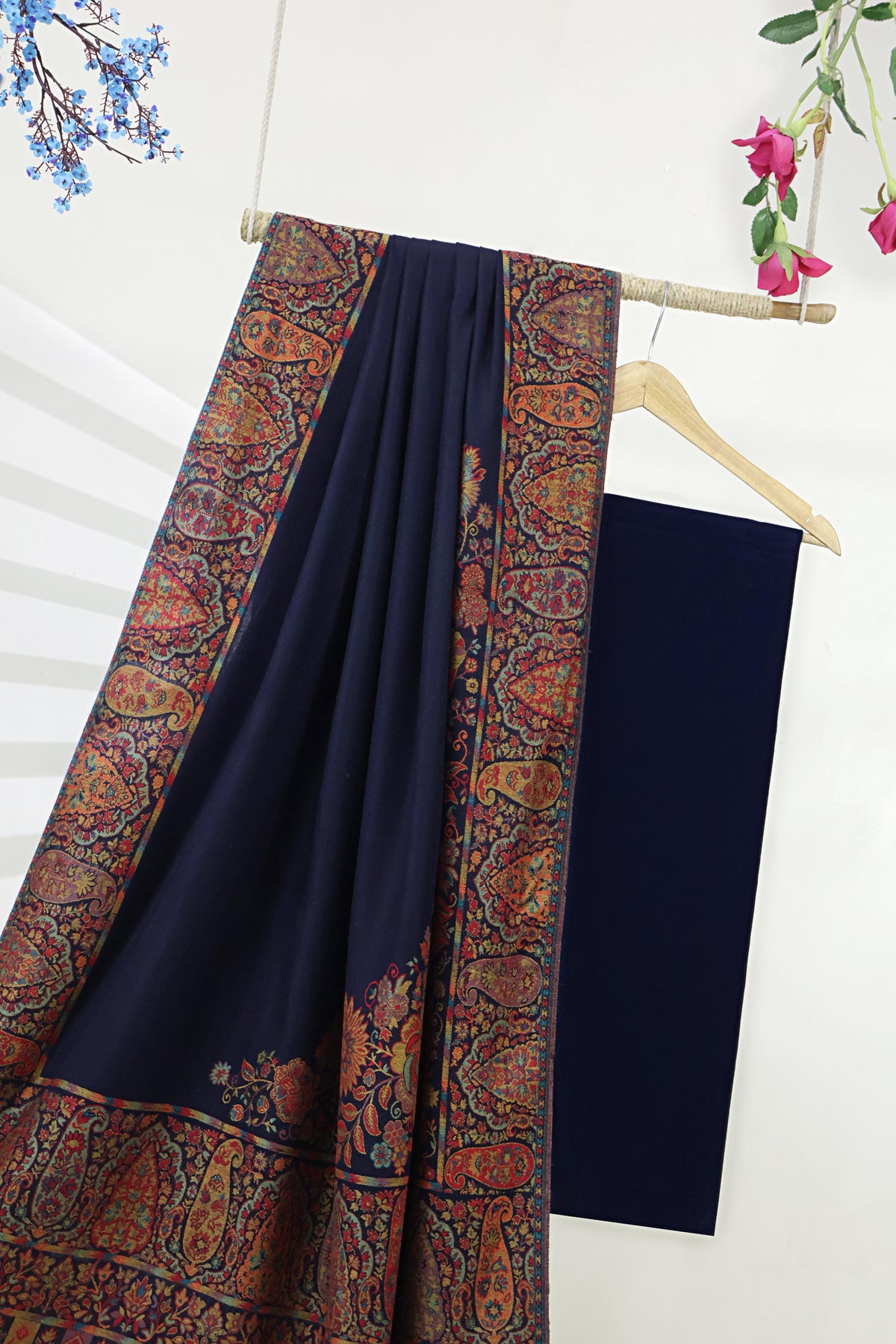 3Piece -Karandi with Pashmina Shawl KP26NBU03