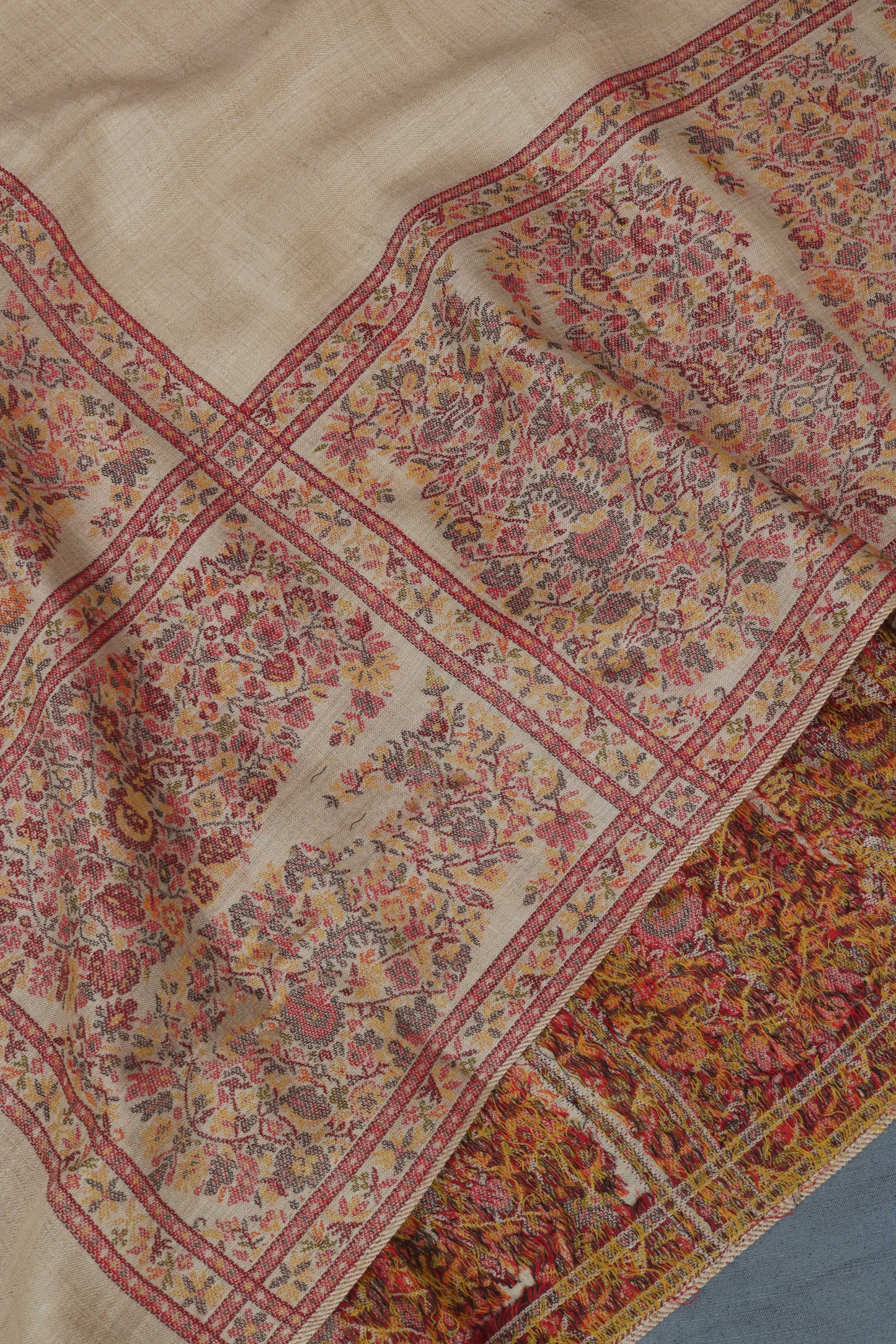 Kani Border Pashmina Shawl HKSH14