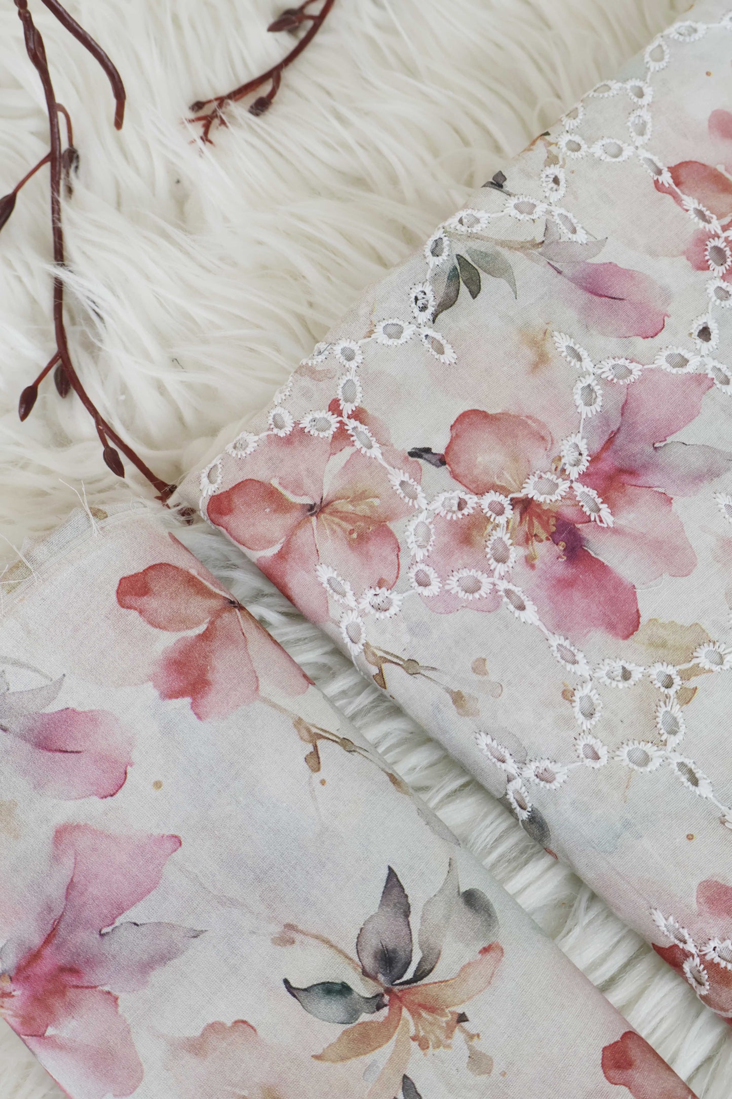 2Piece – Printed Embroidered Lawn EL2PSR112