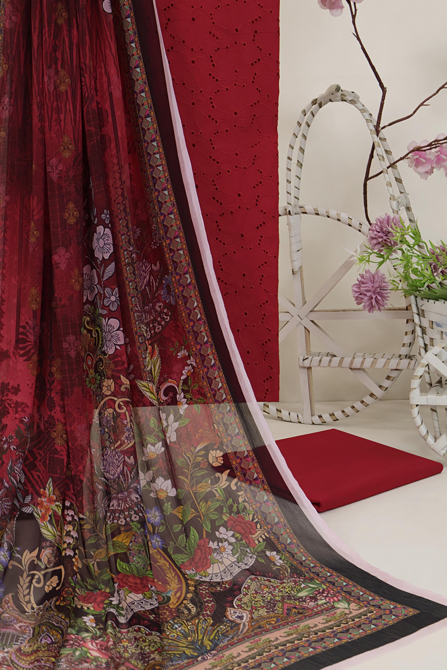 3Piece – Embroidered Lawn Suit S2P42