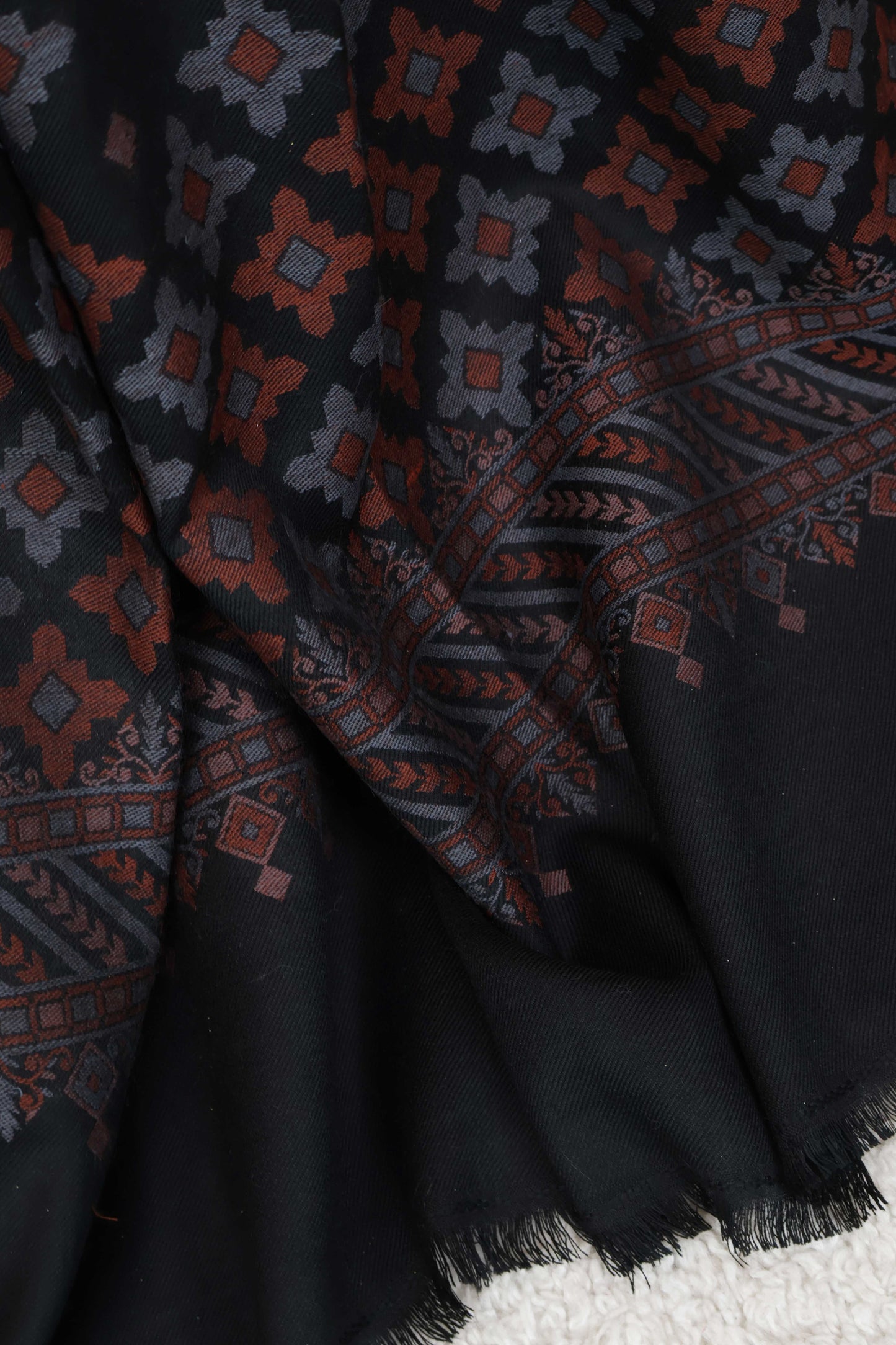 3Piece - Karandi with Pashmina Shawl KPP409