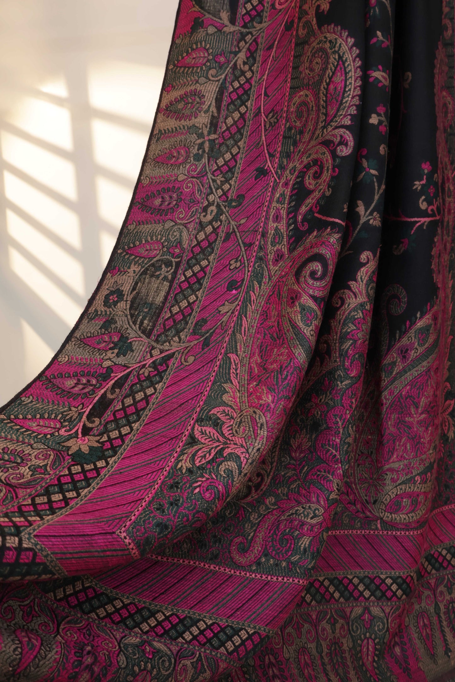 3Piece -Karandi with Pashmina Shawl KPP430