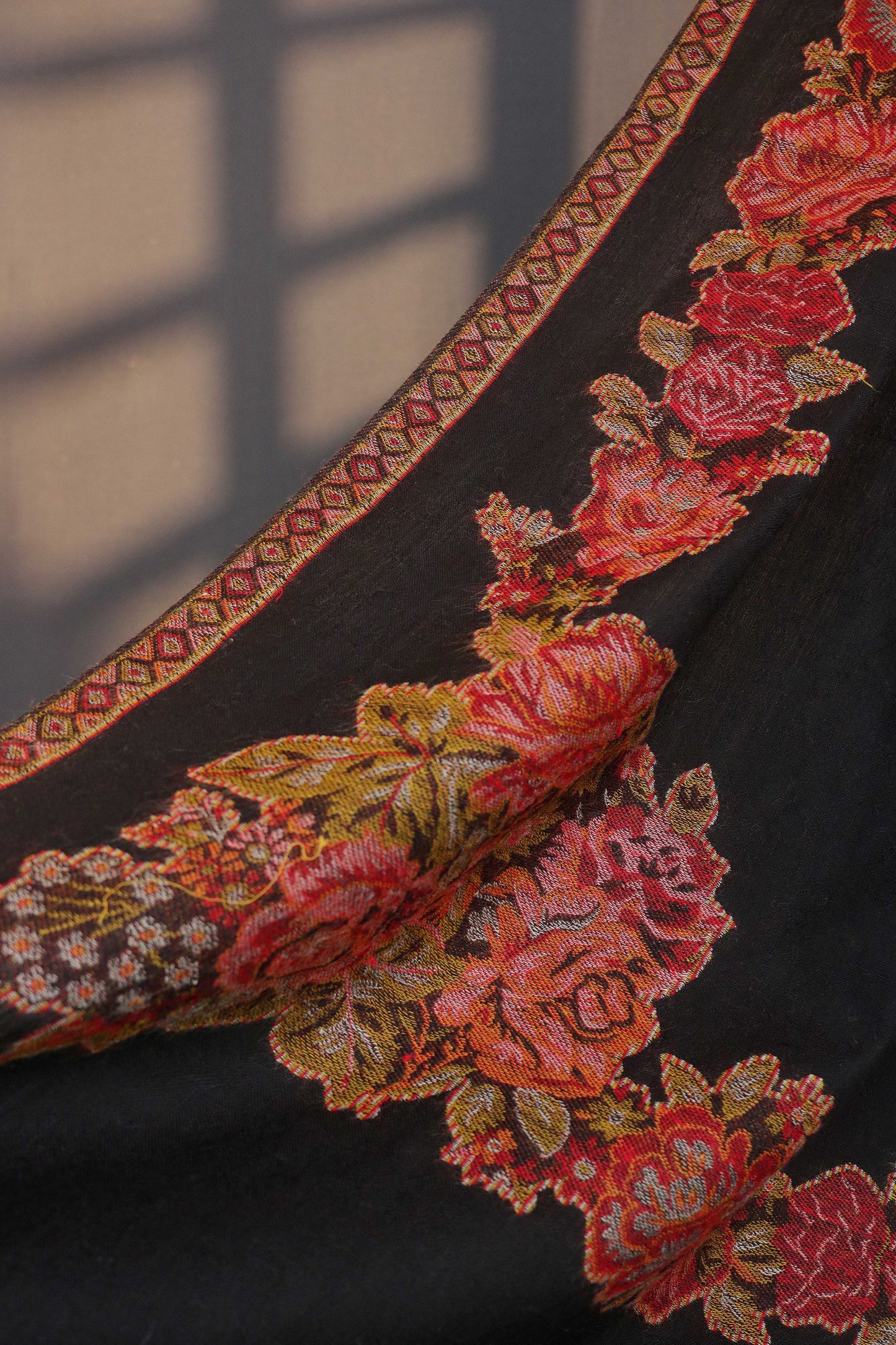 3Piece -Karandi with Pashmina Shawl KPP241