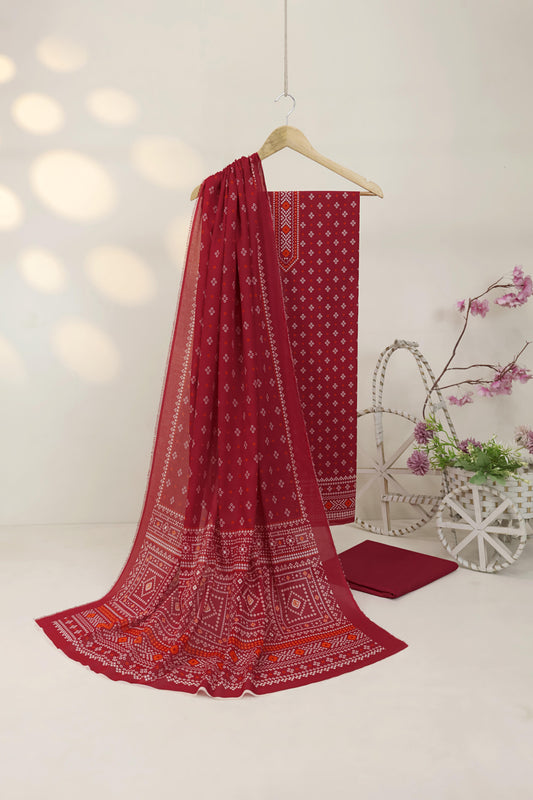 3PC-Lawn Printed Suit 3PLBS129