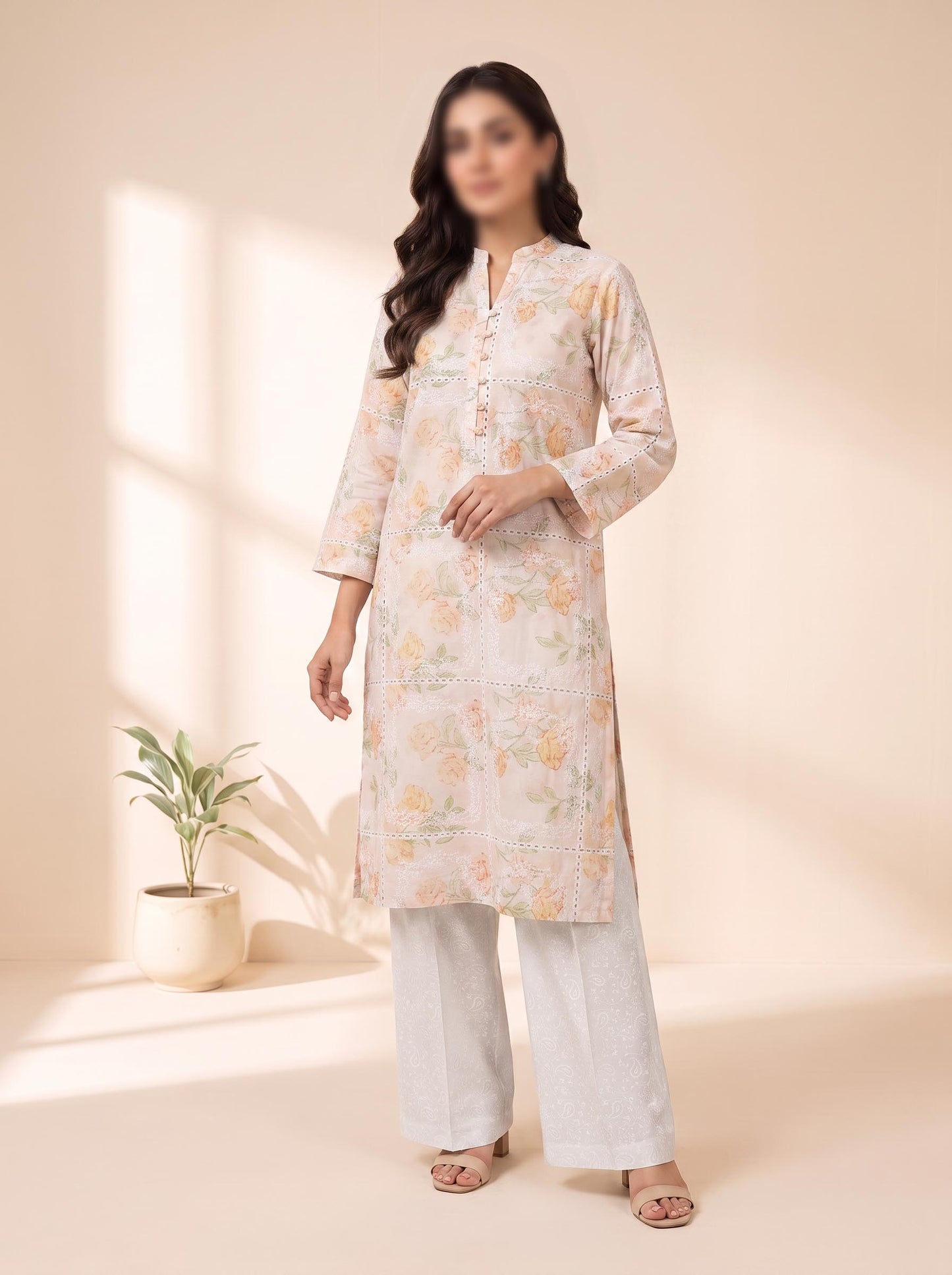 Shirt – Printed Embroidered Lawn L1PE112