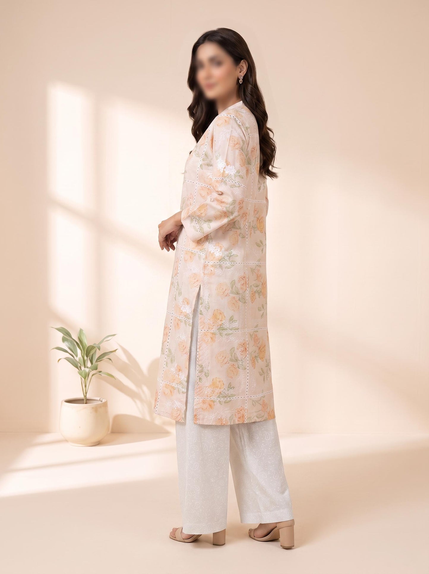 Shirt – Printed Embroidered Lawn L1PE112