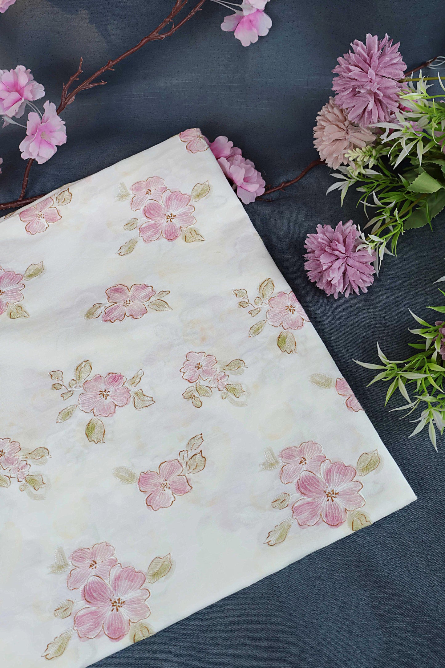 Shirt – Printed Embroidered Lawn L1PE111 A