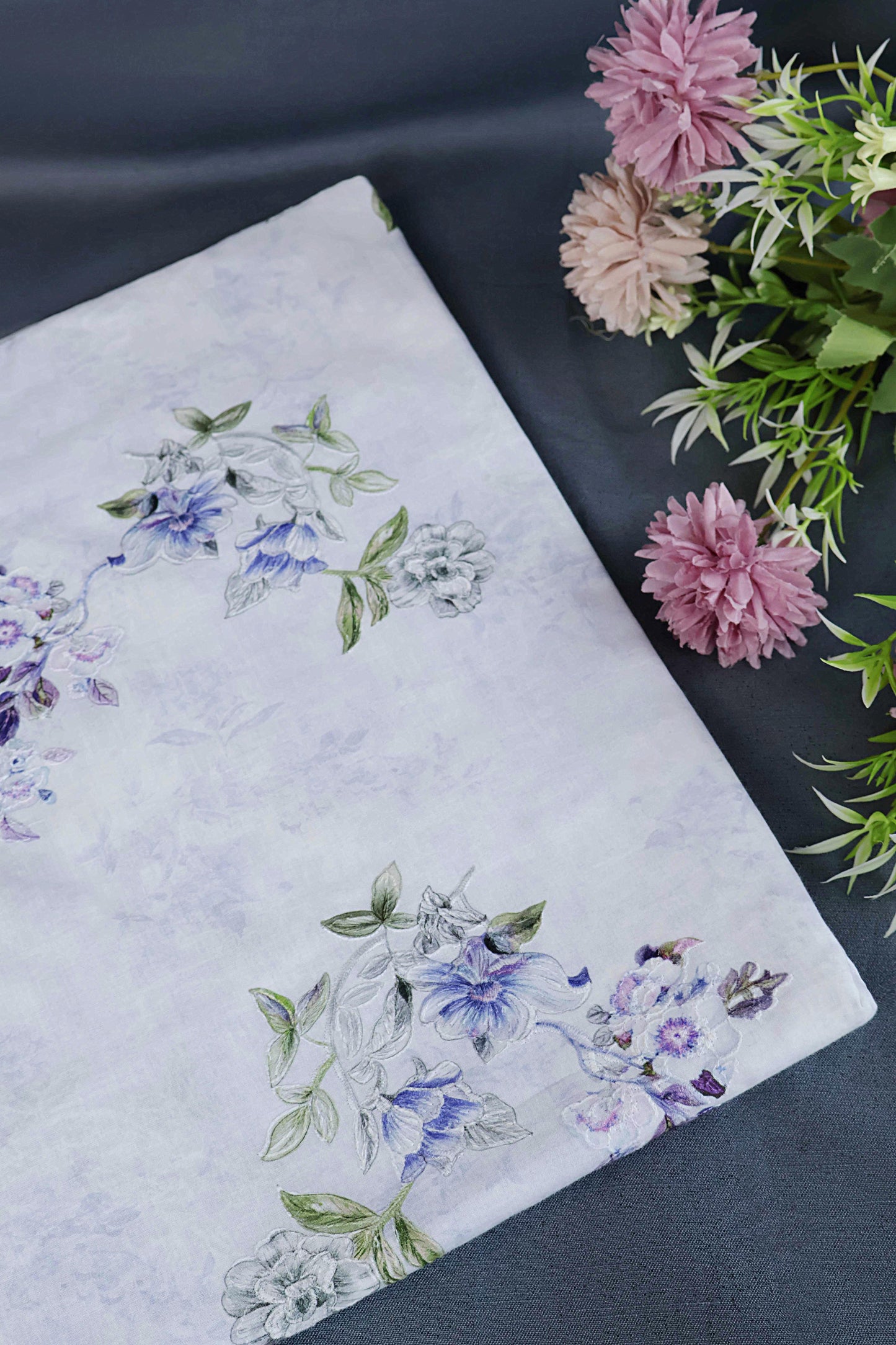 Shirt – Printed Embroidered Lawn L1PE98 A