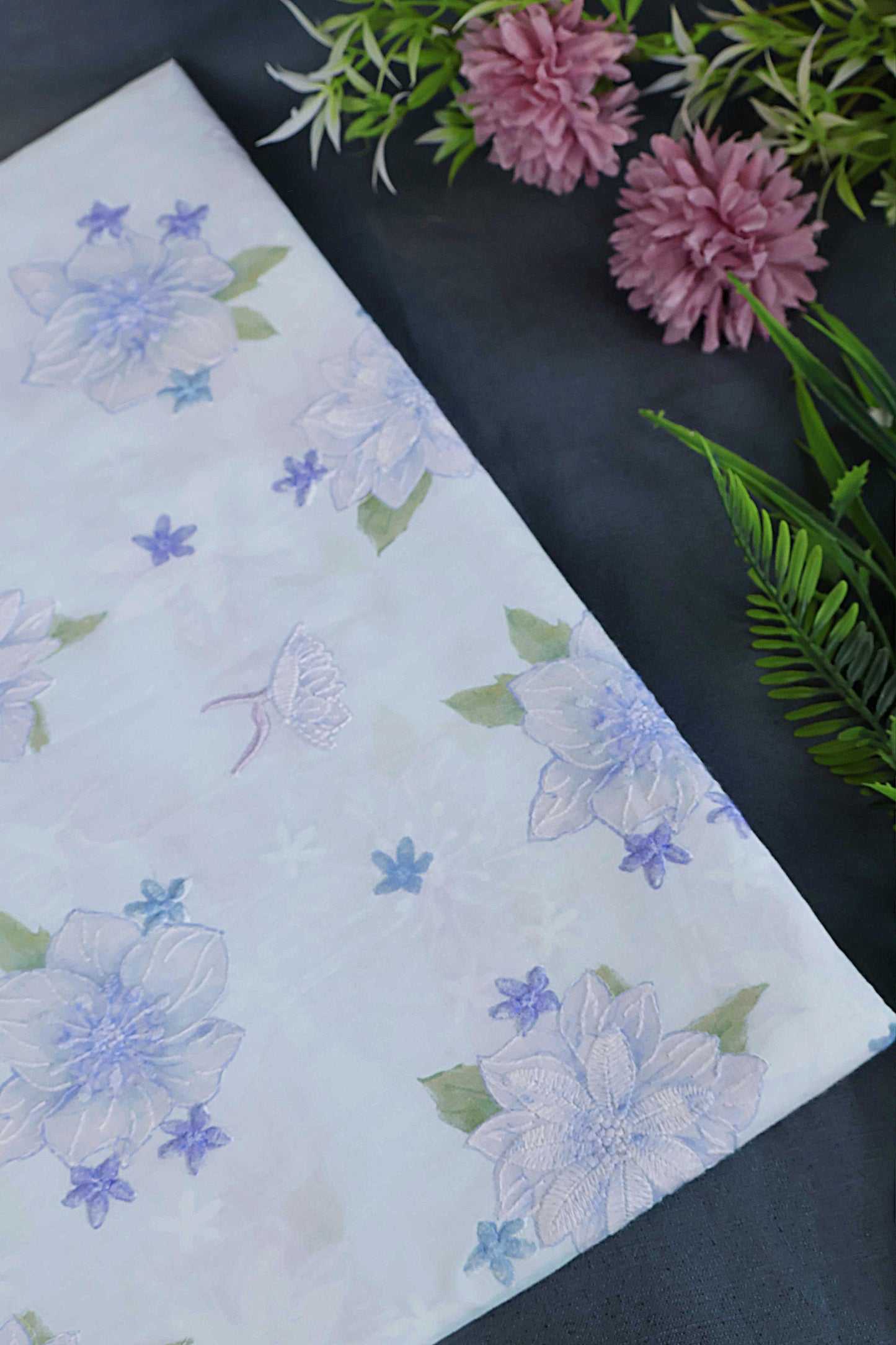 Shirt – Printed Embroidered Lawn L1PE118 A