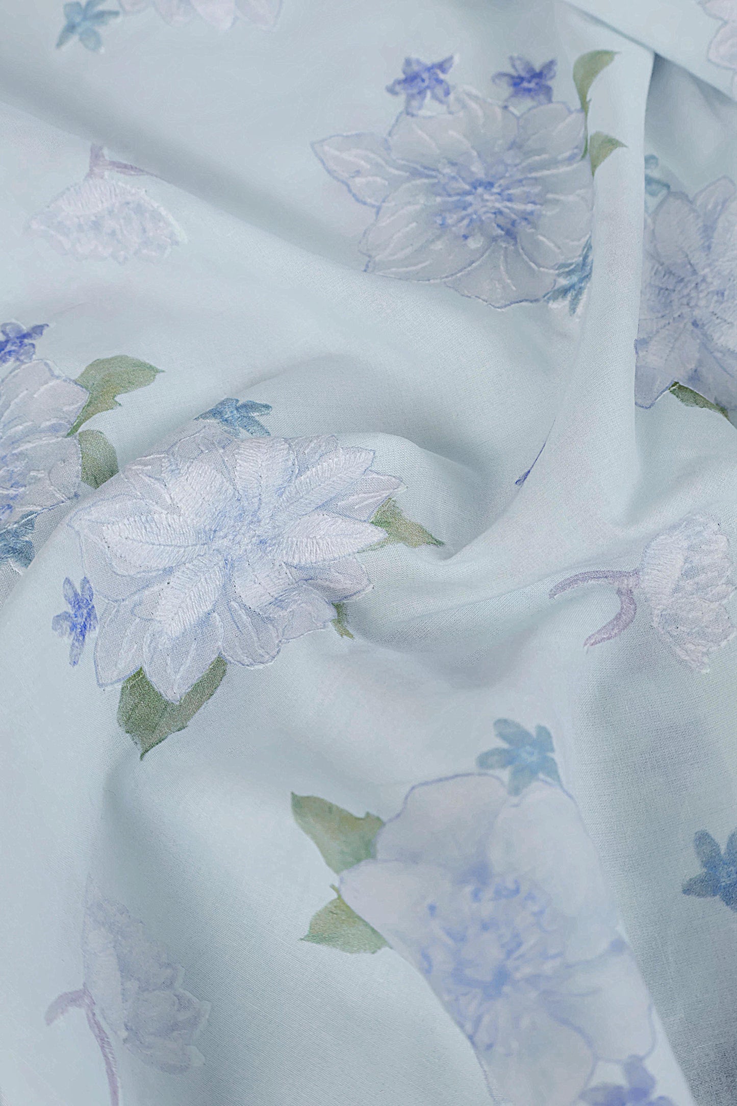 Shirt – Printed Embroidered Lawn L1PE118 A