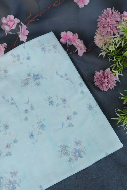 Shirt – Printed Embroidered Lawn L1PE109