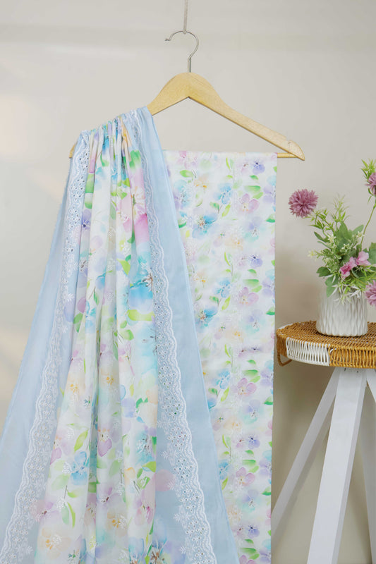 3Piece-Lawn Embroidered Suit R3P10