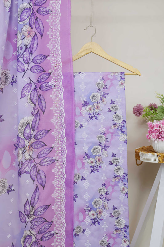 3Piece-Lawn Embroidered Suit R3P14