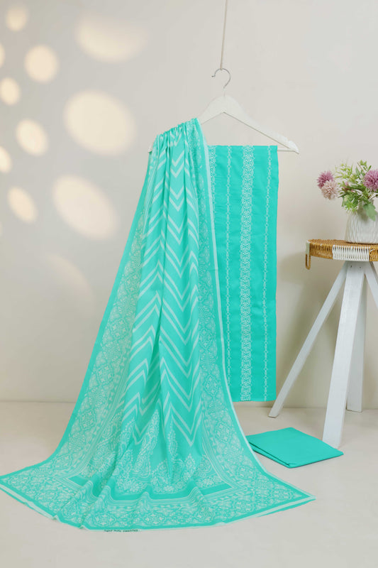 3Piece-Lawn Embroidered Suit EL3PSR07