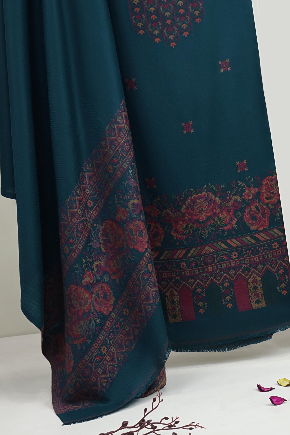 3Piece -Kashmiri Pashmina Suit WA3P03