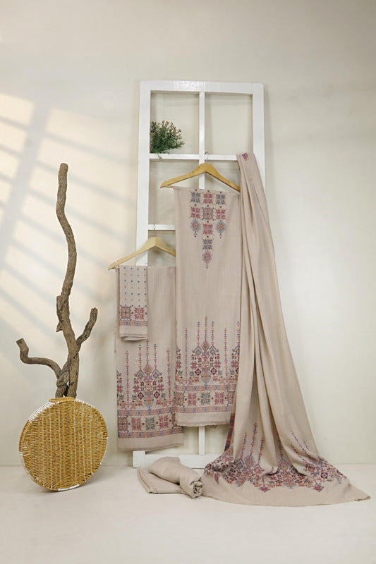 3Piece -Kashmiri Pashmina Suit WA3P05