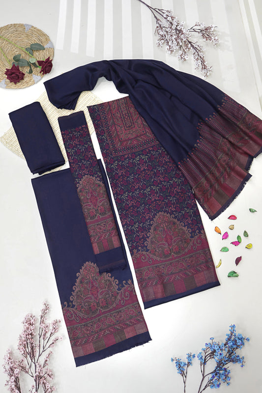 3Piece -Kashmiri Pashmina Suit WA3P29