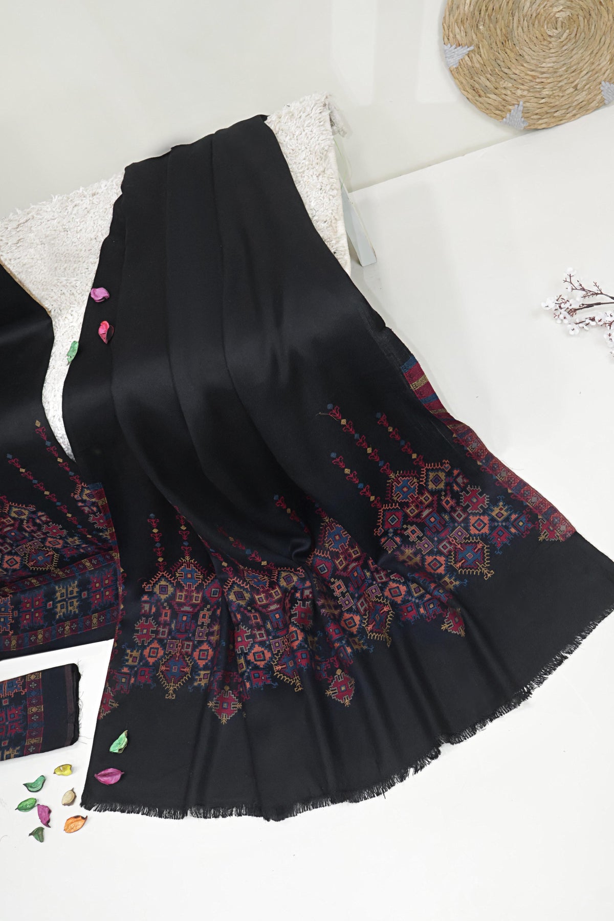 3Piece -Kashmiri Pashmina Suit WA3P09