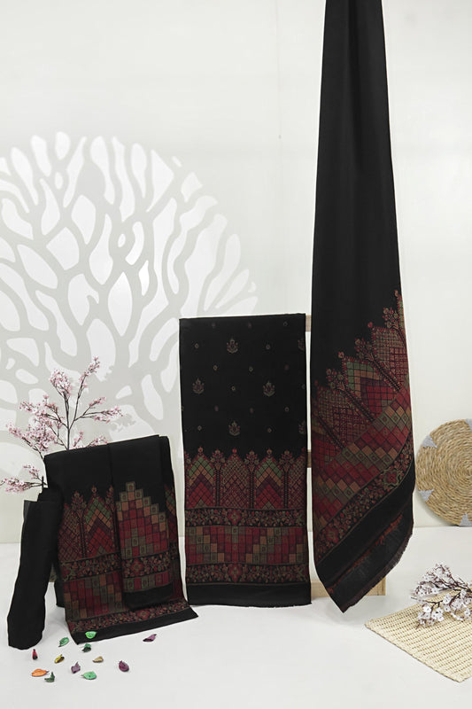 3Piece -Kashmiri Pashmina Suit WA3P04