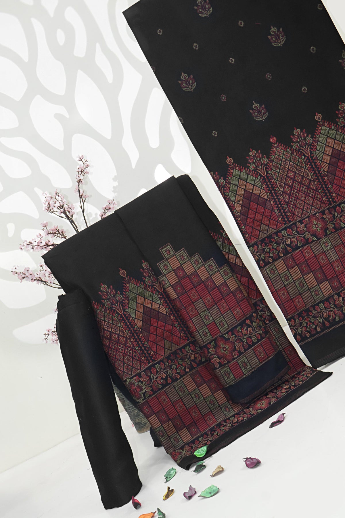 3Piece -Kashmiri Pashmina Suit WA3P04