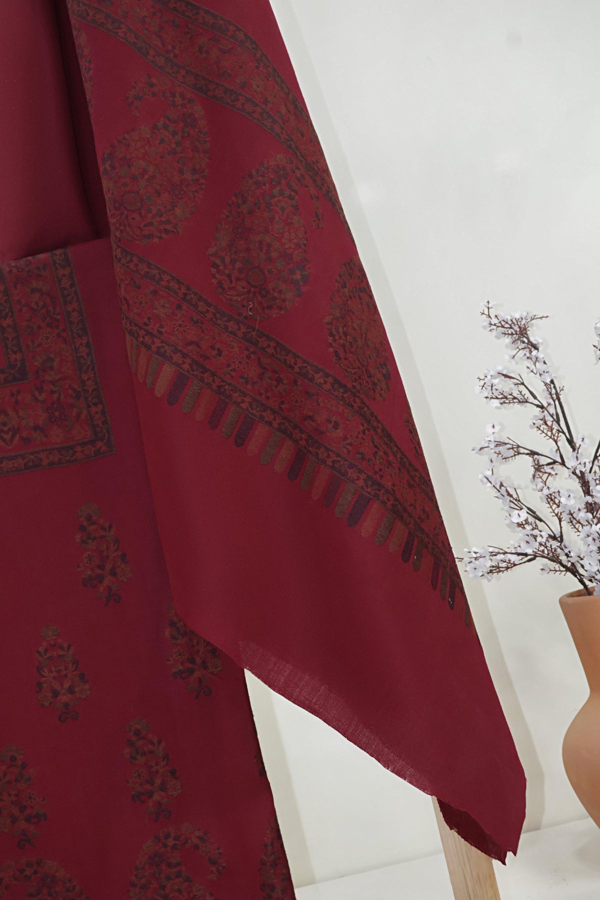 3Piece -Kashmiri Pashmina Suit WA3P23