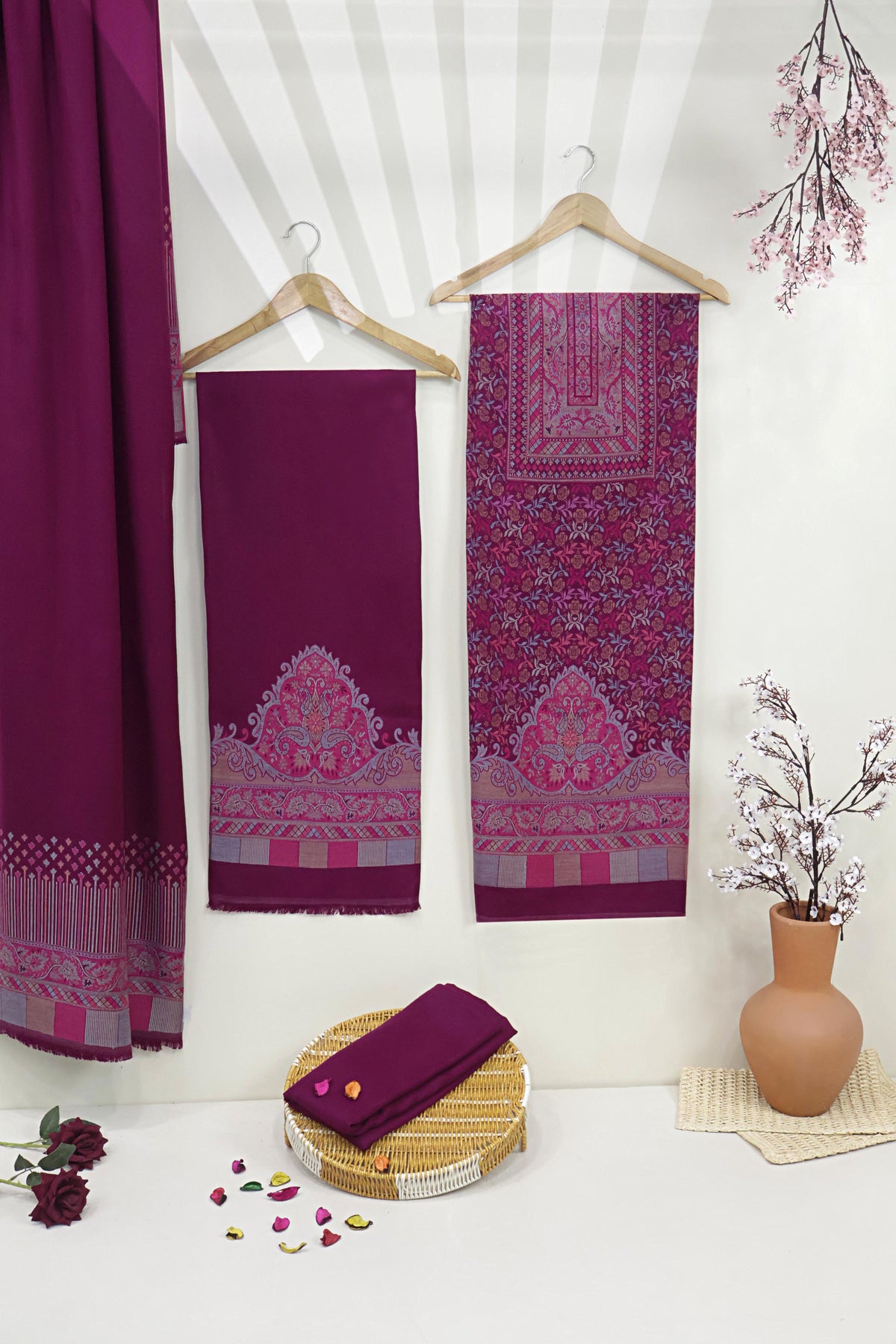 3Piece -Kashmiri Pashmina Suit WA3P01
