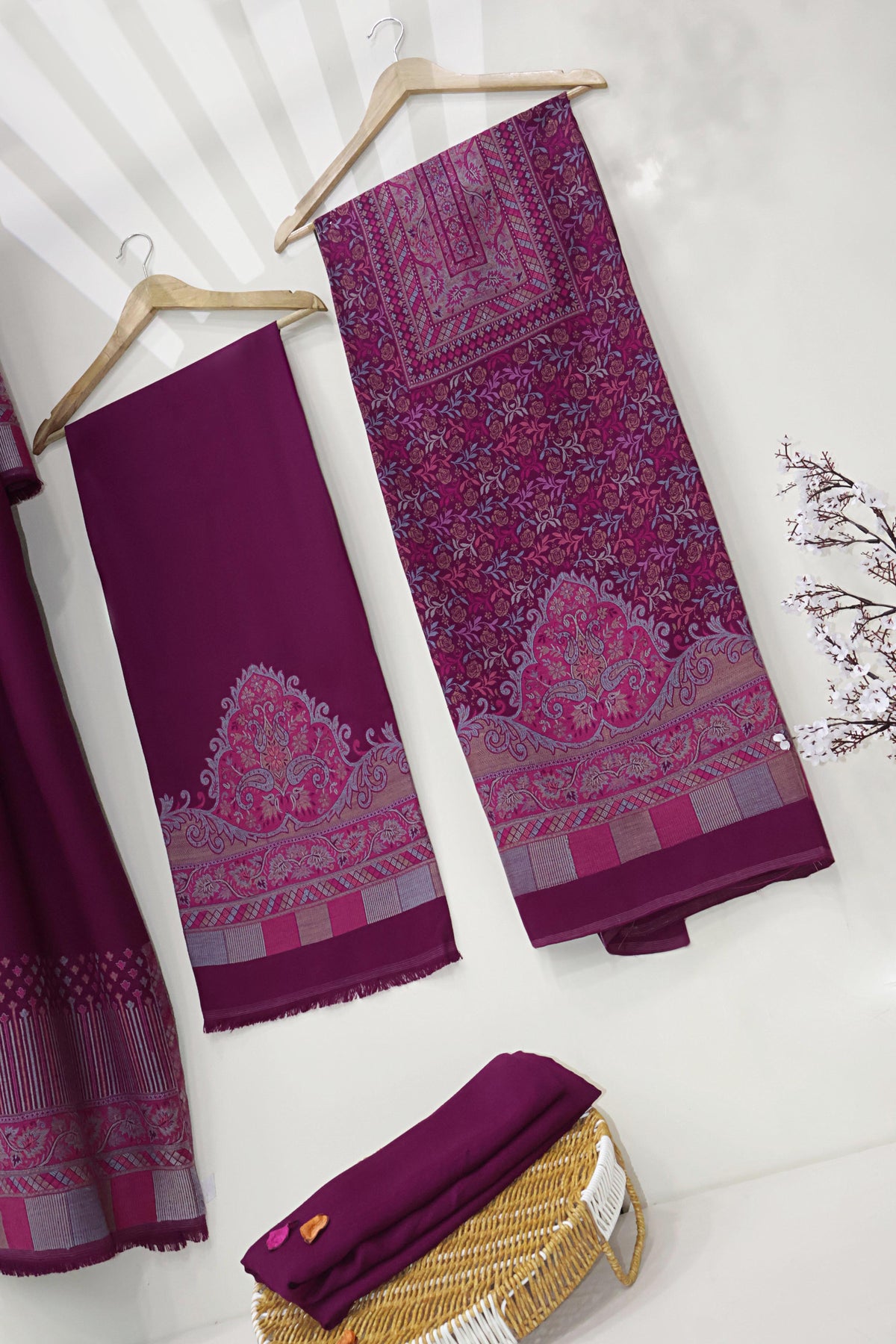 3Piece -Kashmiri Pashmina Suit WA3P01